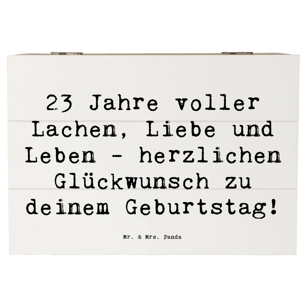 Holzkiste Spruch 23. Geburtstag Geschenkbox, Schatulle, Kiste, Holzkiste, XXL, Erinnerungskiste, Aufbewahrungsbox, Geschenkdose, Schatzkiste, Dekokiste, Truhe, Erinnerungsbox, Geburtstag, Geburtstagsgeschenk, Geschenk