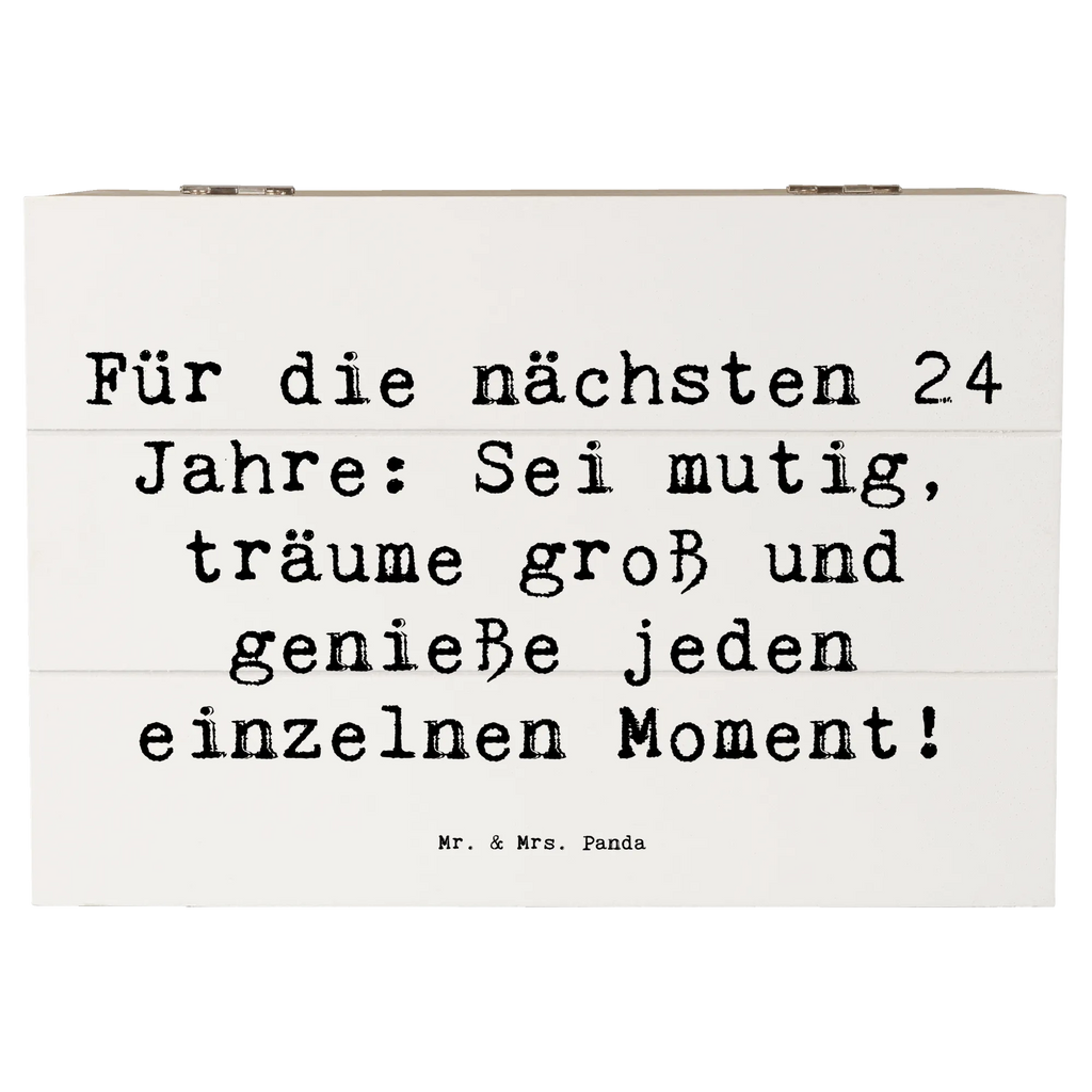Holzkiste Spruch 24. Geburtstag Mutig Träumen Schatzkiste, Schatulle, Holzkiste, Geschenkbox, Geschenkdose, Erinnerungsbox, Erinnerungskiste, Kiste, Dekokiste, XXL, Truhe, Aufbewahrungsbox, Geburtstag, Geburtstagsgeschenk, Geschenk