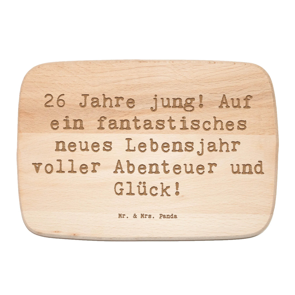 Küchenbrett Spruch 26. Geburtstag Holzbrett, Schneidebrett Holz, Frühstücksbrettchen, Küchenbrett, Frühstücksbrett, Schneidebrett, Geburtstag, Geburtstagsgeschenk, Geschenk