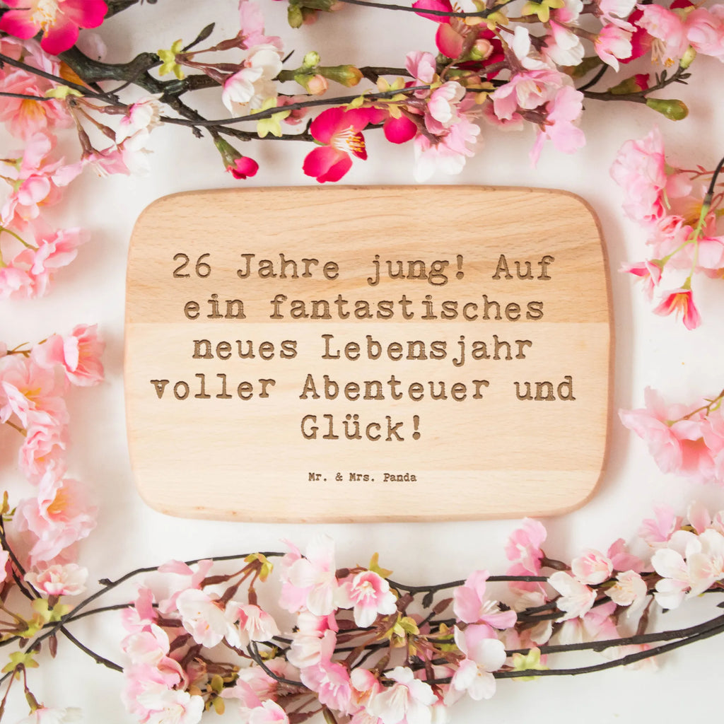 Küchenbrett Spruch 26. Geburtstag Holzbrett, Schneidebrett Holz, Frühstücksbrettchen, Küchenbrett, Frühstücksbrett, Schneidebrett, Geburtstag, Geburtstagsgeschenk, Geschenk