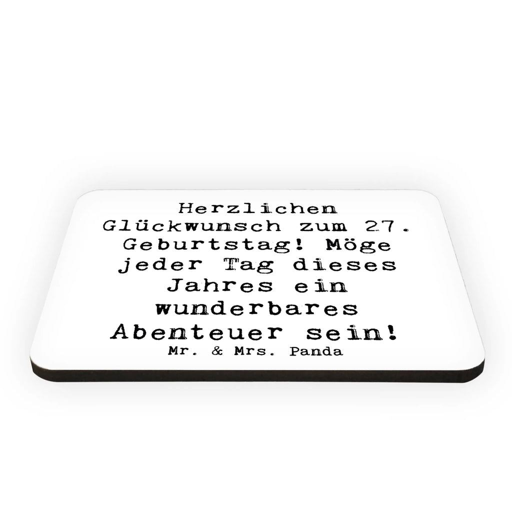 Magnet Spruch 27. Geburtstag Abenteuer Dekomagnet, Kühlschrank Dekoration, Pinnwandmagnet, Souvenir Magnet, Whiteboard Magnet, Motivmagnete, Notiz Magnet, Kühlschrankmagnet, Geburtstag, Geburtstagsgeschenk, Geschenk