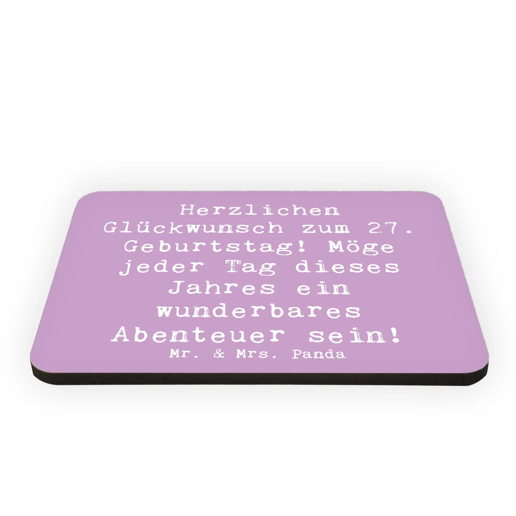 Magnet Spruch 27. Geburtstag Abenteuer Dekomagnet, Kühlschrank Dekoration, Pinnwandmagnet, Souvenir Magnet, Whiteboard Magnet, Motivmagnete, Notiz Magnet, Kühlschrankmagnet, Geburtstag, Geburtstagsgeschenk, Geschenk