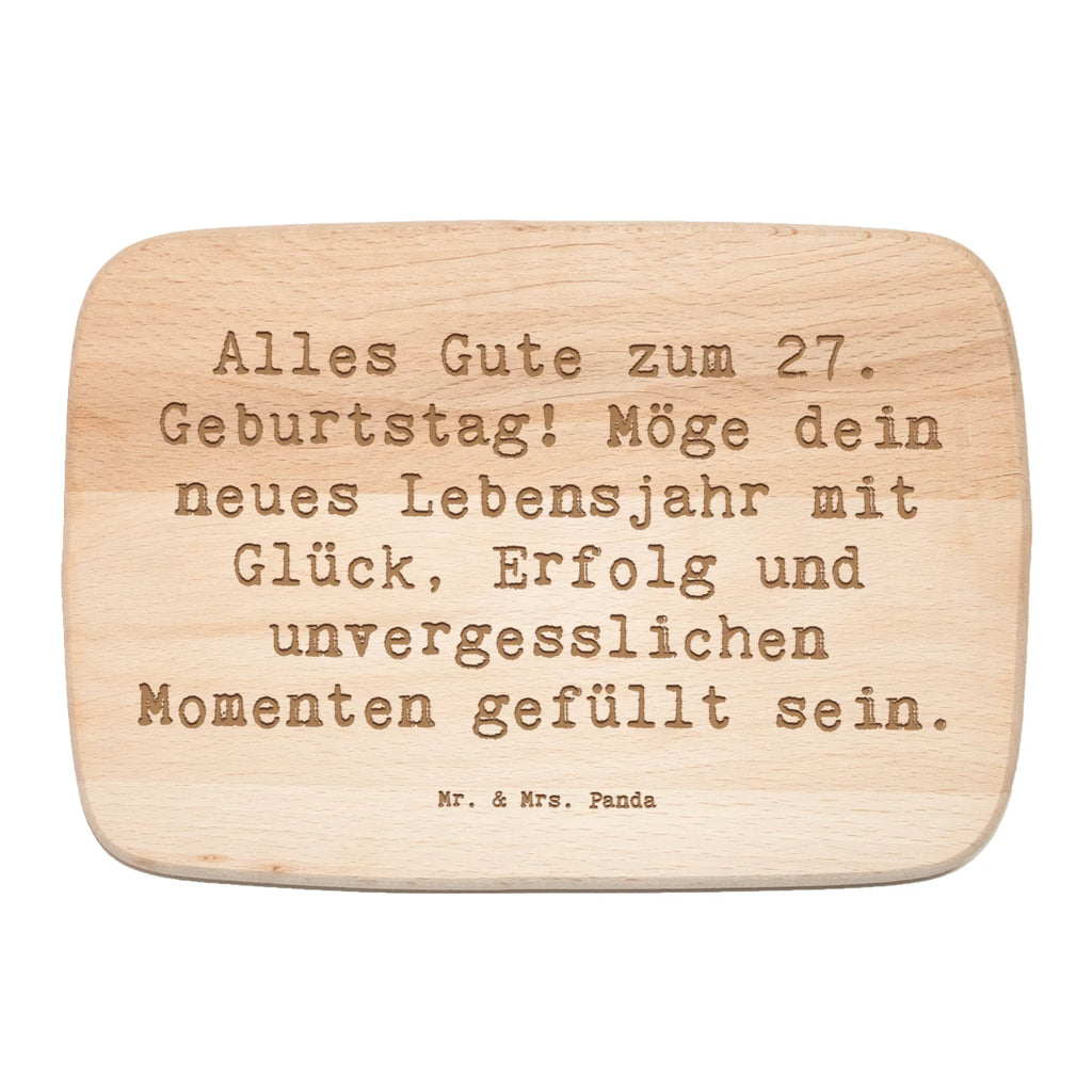 Frühstücksbrett Spruch 27. Geburtstag Frühstücksbrett, Frühstücksbrettchen, Holzbrett, Küchenbrett, Schneidebrett, Schneidebrett Holz, Geburtstag, Geburtstagsgeschenk, Geschenk