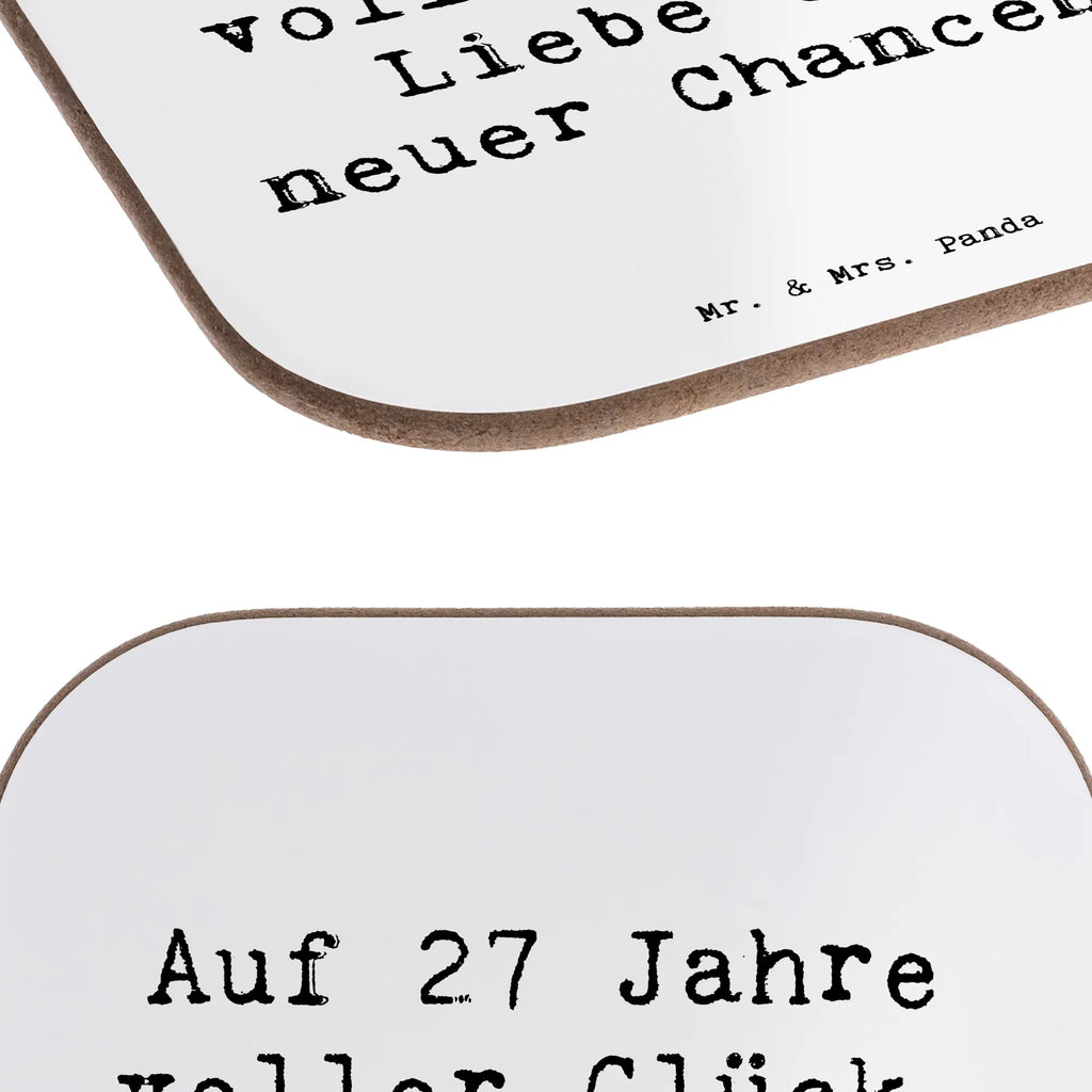 Square coaster Saying Auf 27 Jahre voller Glück, Liebe und neuer Chancen! Glasuntersetzer, Untersetzer Holz, Untersetzer, Getränkeuntersetzer, Untersetzer aus Holz, Untersetzer Gläser, Holzuntersetzer, Untersetzer für Gläser, Korkuntersetzer, Untersetzer Design, Bierdeckel, Tassen Untersetzer, Geburtstag, Geburtstagsgeschenk, Geschenk