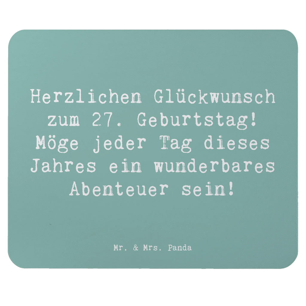 Mouse mat Saying Herzlichen Glückwunsch zum 27. Geburtstag! Möge jeder Tag dieses Jahres ein wunderbares Abenteuer sein! Mausunterlage, Arbeitszimmer, Mauspad Büro, Einzigartiges Mauspad, Mauspad, Büroausstattung, PC Zubehör, Mousepad, Computer zubehör, Designer Mauspad, Geburtstag, Geburtstagsgeschenk, Geschenk