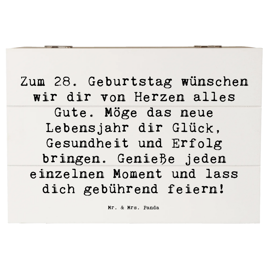 Holzkiste Spruch 28. Geburtstag Dekokiste, Geschenkdose, Geschenkbox, Erinnerungskiste, Schatulle, Schatzkiste, Erinnerungsbox, Aufbewahrungsbox, Holzkiste, XXL, Truhe, Kiste, Geburtstag, Geburtstagsgeschenk, Geschenk