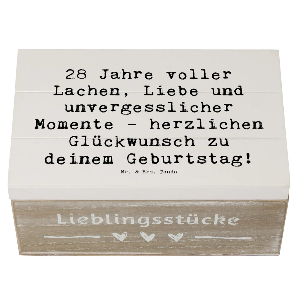 Holzkiste Spruch 28. Geburtstag Erinnerungen Schatzkiste, Dekokiste, XXL, Geschenkdose, Schatulle, Aufbewahrungsbox, Truhe, Erinnerungsbox, Geschenkbox, Erinnerungskiste, Kiste, Holzkiste, Geburtstag, Geburtstagsgeschenk, Geschenk