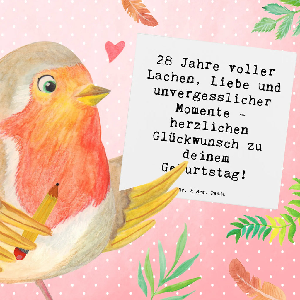 Deluxe Karte Spruch 28. Geburtstag Erinnerungen Klappkarte, Hochzeitskarte, Hochwertige Grußkarte, Karte, Geburtstagskarte, Glückwunschkarte, Grußkarte, Hochwertige Klappkarte, Einladungskarte, Geburtstag, Geburtstagsgeschenk, Geschenk