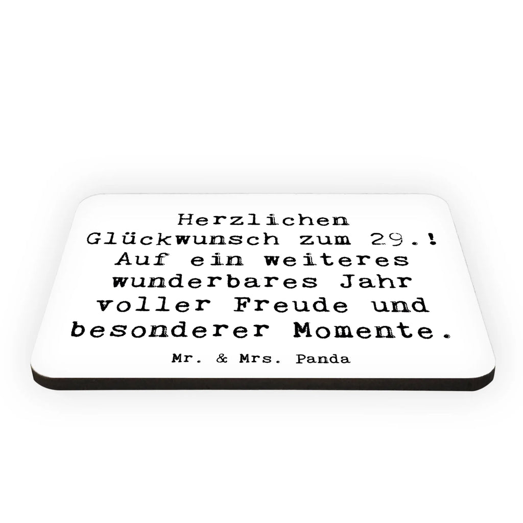 Magnet Spruch 29. Geburtstag Whiteboard Magnet, Pinnwandmagnet, Souvenir Magnet, Kühlschrankmagnet, Dekomagnet, Notiz Magnet, Motivmagnete, Kühlschrank Dekoration, Geburtstag, Geburtstagsgeschenk, Geschenk
