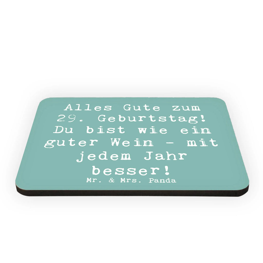 Magnet Spruch 29. Geburtstag Glückwünsche Dekomagnet, Motivmagnete, Kühlschrankmagnet, Whiteboard Magnet, Souvenir Magnet, Pinnwandmagnet, Notiz Magnet, Kühlschrank Dekoration, Geburtstag, Geburtstagsgeschenk, Geschenk