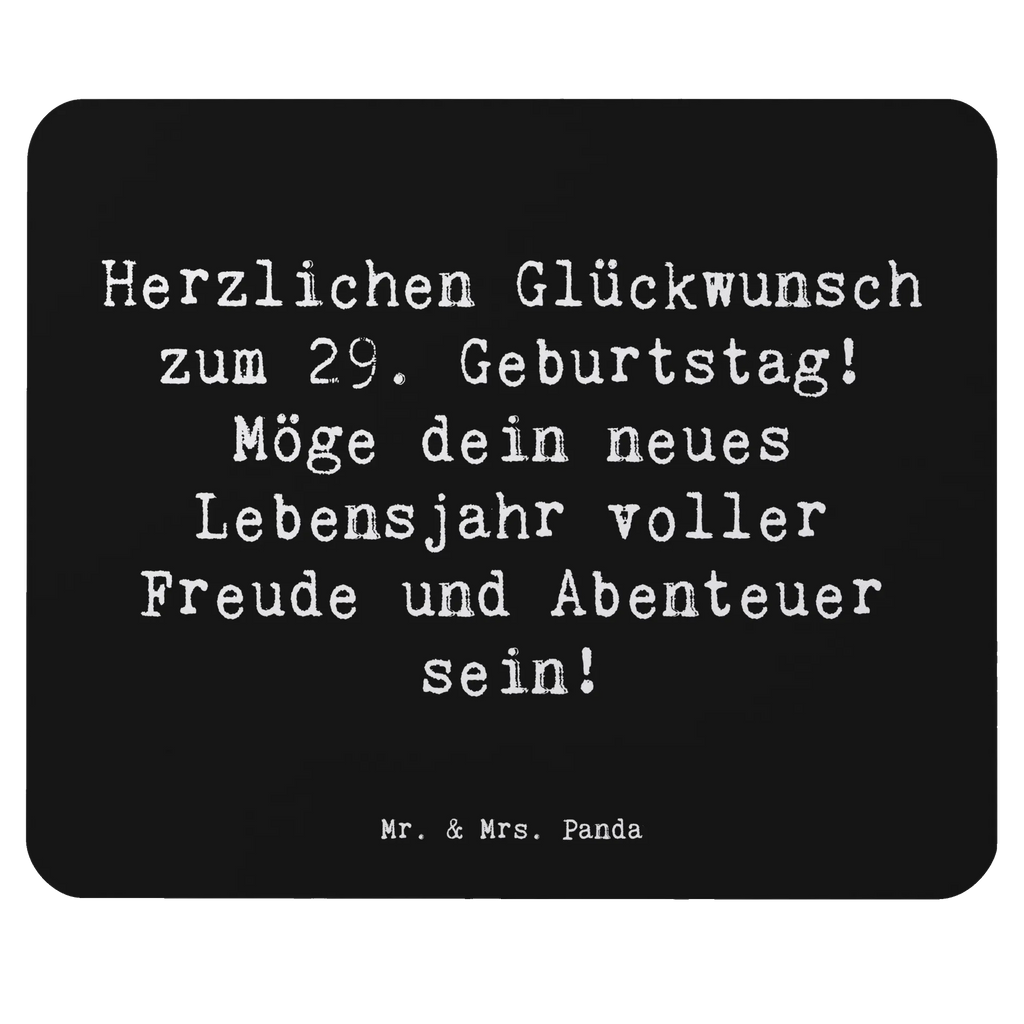 Mauspad Spruch 29. Geburtstag Glückwunsch PC Zubehör, Mousepad, Mauspad Büro, Designer Mauspad, Arbeitszimmer, Büroausstattung, Einzigartiges Mauspad, Mauspad, Mausunterlage, Computer zubehör, Geburtstag, Geburtstagsgeschenk, Geschenk
