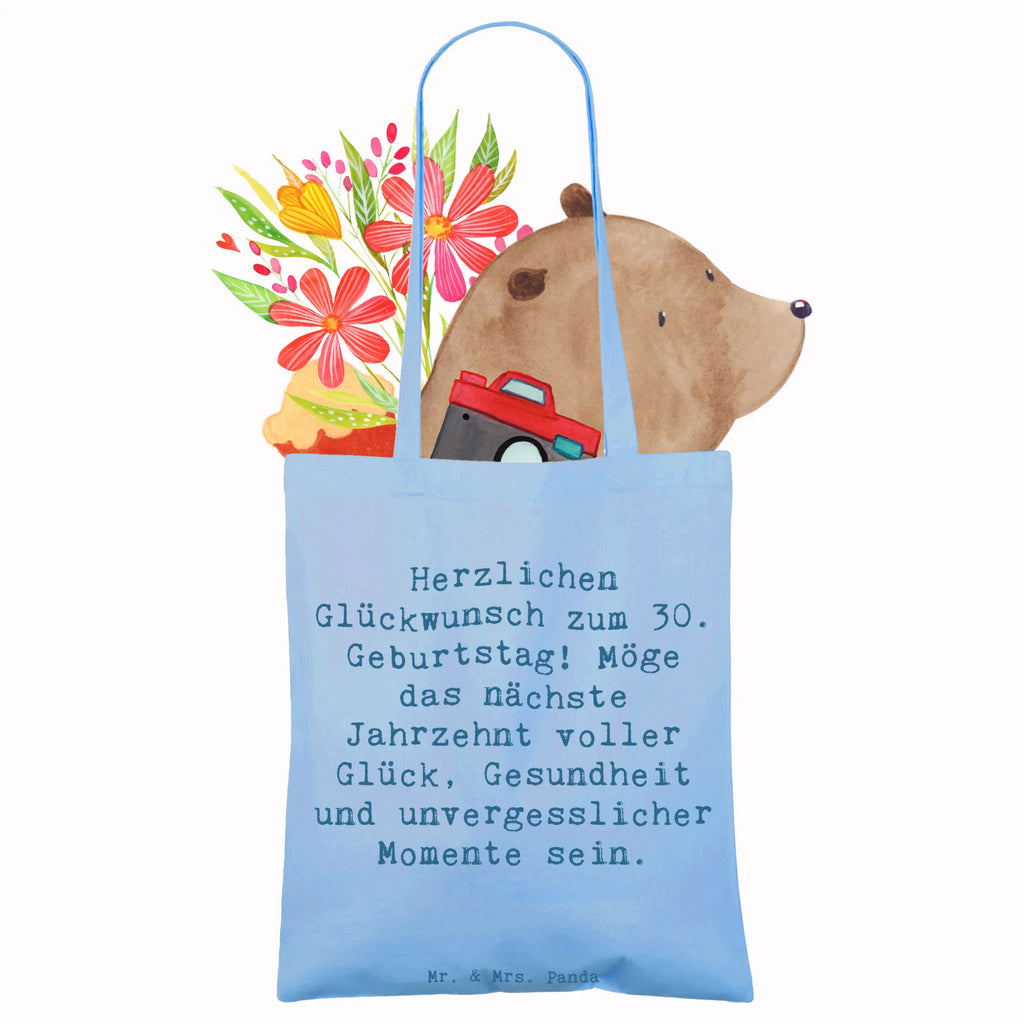 Tragetasche Spruch 30. Geburtstag Feier Einkaufstüte, Beuteltasche, Tasche, Jutebeutel, Umhängetasche, Laptoptasche, Stofftasche, Beutel, Einkaufstasche, Stoffbeutel, Jutetasche, Strandtasche, Shopper, Badetasche, Tragetasche, Schultertasche, Geburtstag, Geburtstagsgeschenk, Geschenk