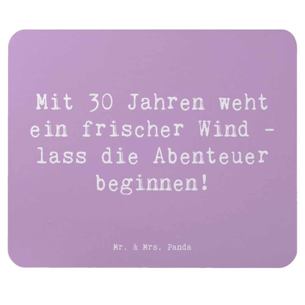 Mouse mat Saying Mit 30 Jahren weht ein frischer Wind - lass die Abenteuer beginnen! Arbeitszimmer, Mausunterlage, Einzigartiges Mauspad, Büroausstattung, Designer Mauspad, Mauspad, Computer zubehör, Mousepad, Mauspad Büro, PC Zubehör, Geburtstag, Geburtstagsgeschenk, Geschenk