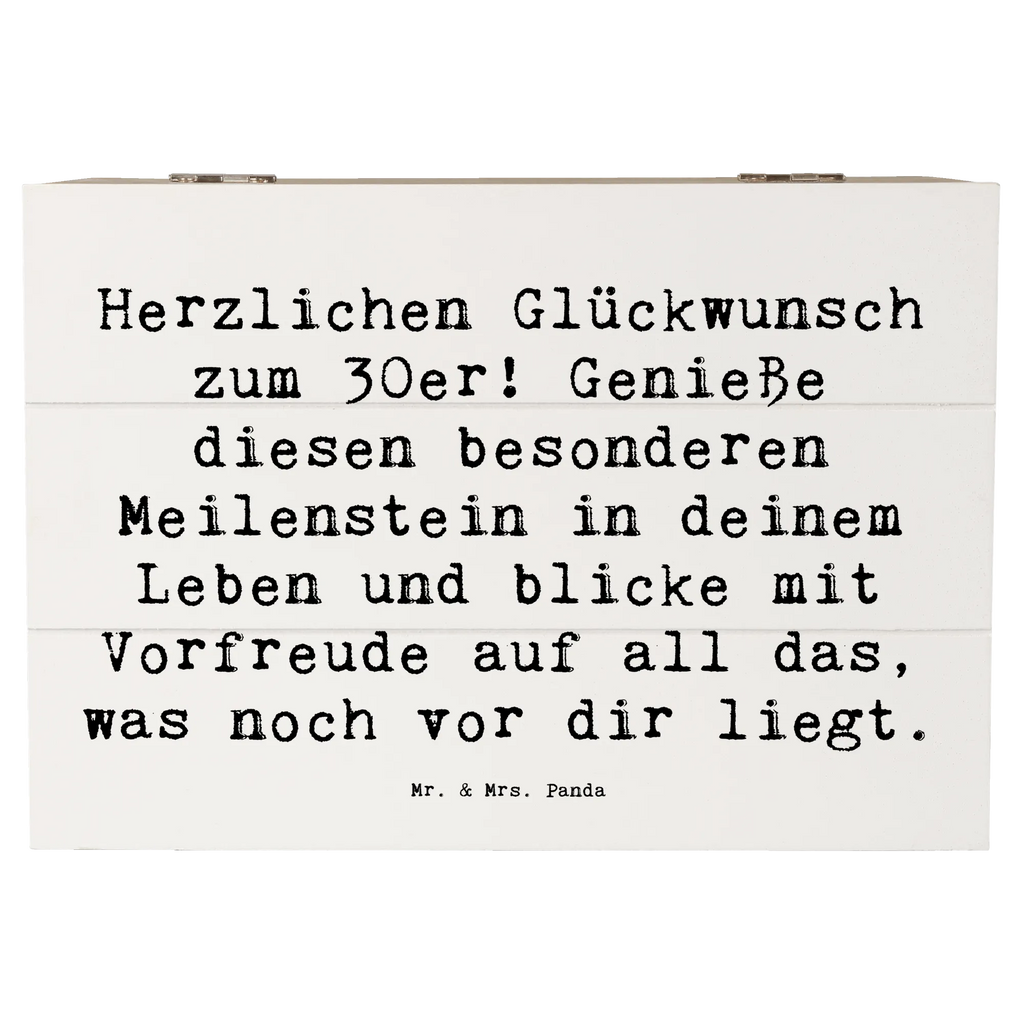 Holzkiste Spruch 30. Geburtstag Dekokiste, Truhe, Aufbewahrungsbox, Holzkiste, Erinnerungsbox, XXL, Schatulle, Geschenkbox, Erinnerungskiste, Kiste, Schatzkiste, Geschenkdose, Geburtstag, Geburtstagsgeschenk, Geschenk