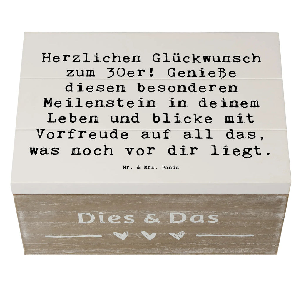 Holzkiste Spruch 30. Geburtstag Dekokiste, Truhe, Aufbewahrungsbox, Holzkiste, Erinnerungsbox, XXL, Schatulle, Geschenkbox, Erinnerungskiste, Kiste, Schatzkiste, Geschenkdose, Geburtstag, Geburtstagsgeschenk, Geschenk