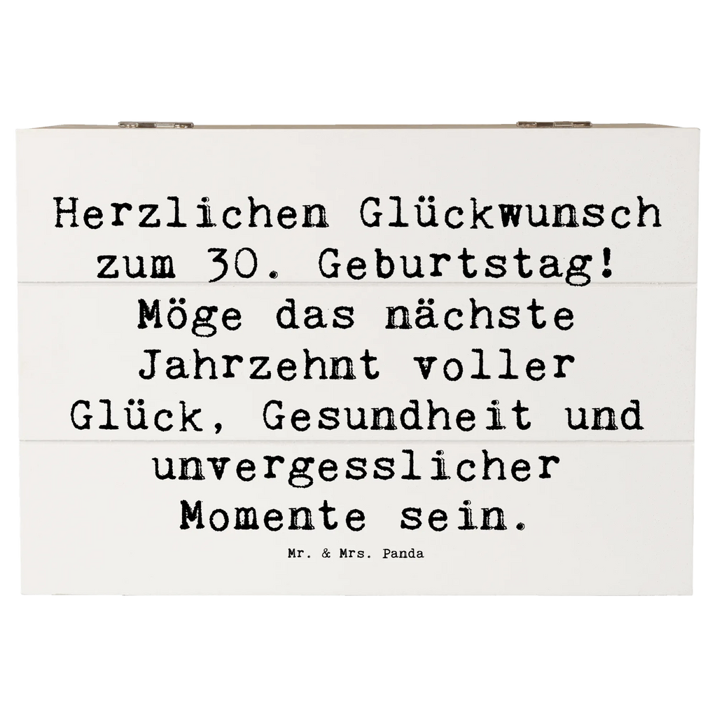 Holzkiste Spruch 30. Geburtstag Feier Schatulle, Erinnerungskiste, Geschenkbox, Aufbewahrungsbox, Kiste, Schatzkiste, Truhe, Erinnerungsbox, Holzkiste, Dekokiste, Geschenkdose, XXL, Geburtstag, Geburtstagsgeschenk, Geschenk