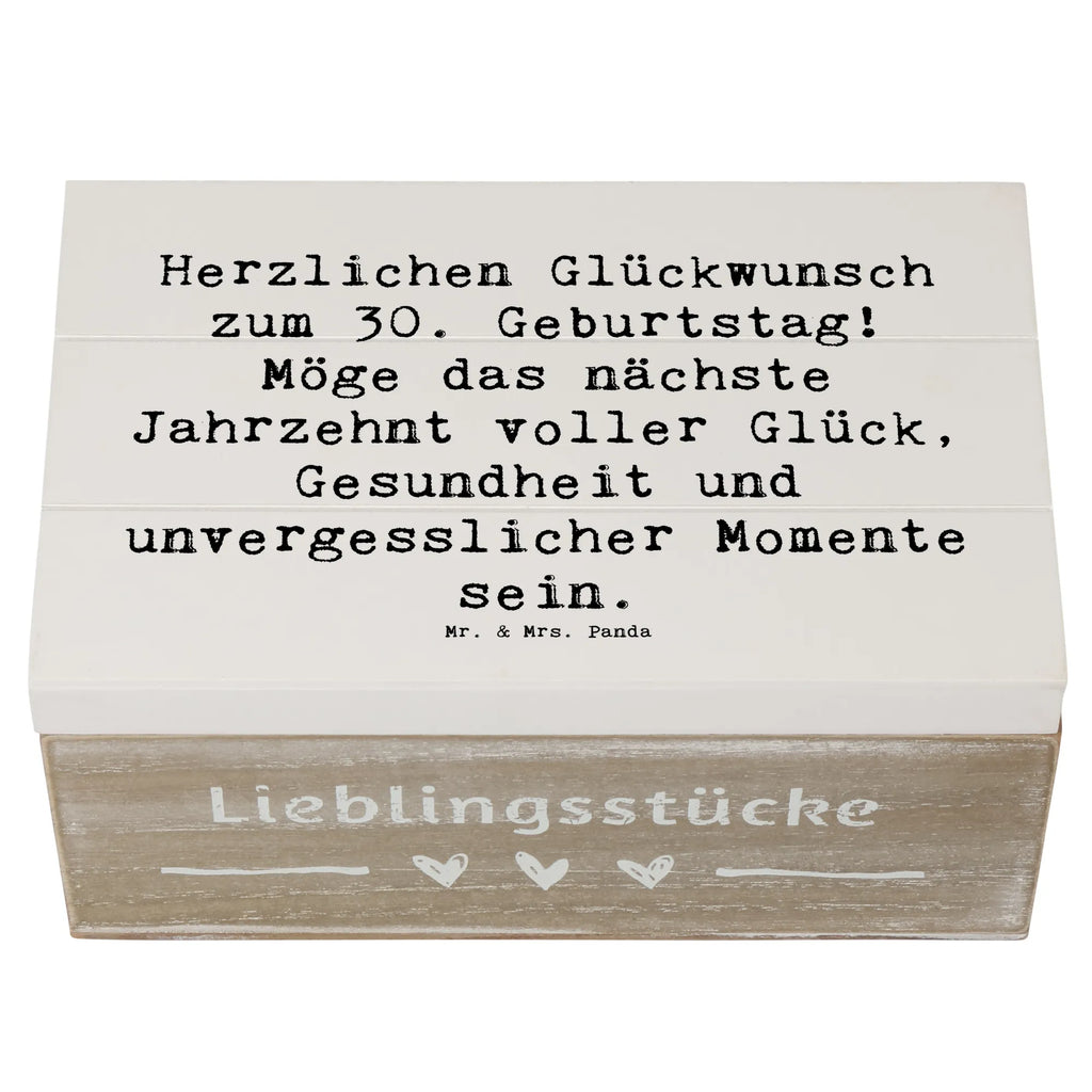 Holzkiste Spruch 30. Geburtstag Feier Schatulle, Erinnerungskiste, Geschenkbox, Aufbewahrungsbox, Kiste, Schatzkiste, Truhe, Erinnerungsbox, Holzkiste, Dekokiste, Geschenkdose, XXL, Geburtstag, Geburtstagsgeschenk, Geschenk