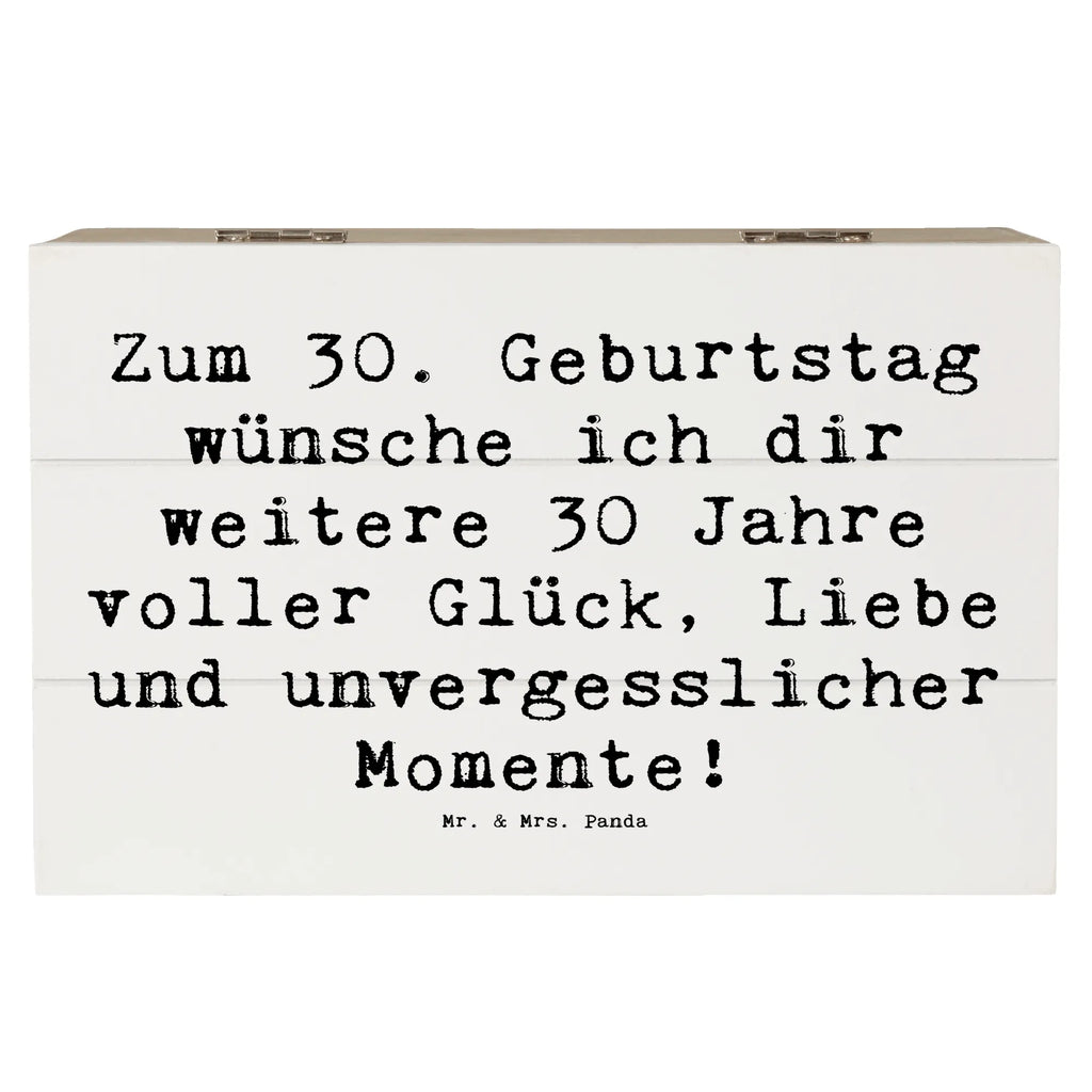 Holzkiste Spruch 30. Geburtstag Glück Holzkiste, Geschenkdose, Dekokiste, Schatulle, Erinnerungskiste, Geschenkbox, Aufbewahrungsbox, XXL, Truhe, Schatzkiste, Kiste, Erinnerungsbox, Geburtstag, Geburtstagsgeschenk, Geschenk