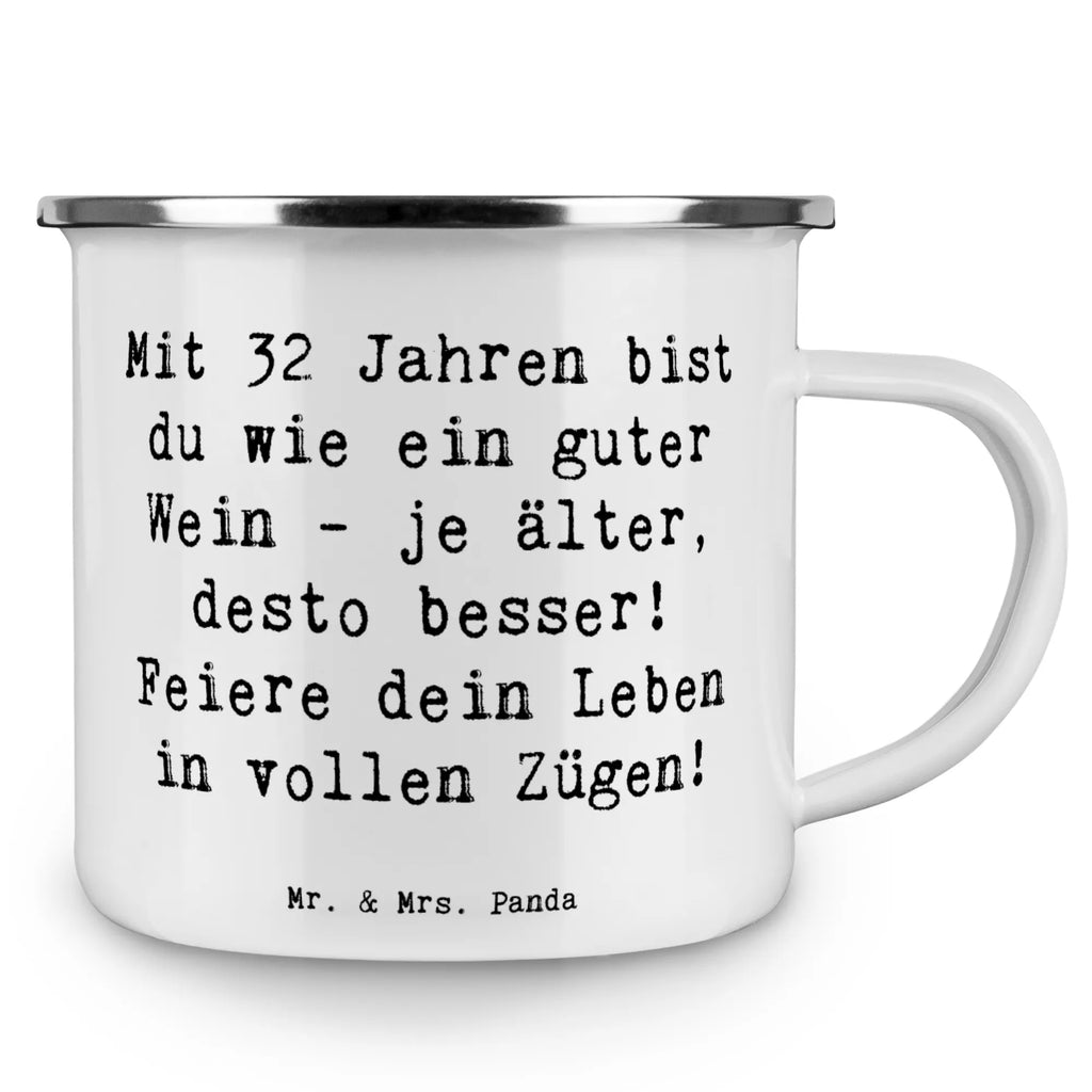 Enamel camping mug Saying Mit 32 Jahren bist du wie ein guter Wein - je älter, desto besser! Feiere dein Leben in vollen Zügen! Camping Becher Edelstahl, Emaille Tasse Camping, Edelstahl Trinkbecher, Emailletasse, Tasse Emaille, Emaille Tasse, Outdoor Tasse, Metalltasse, Campingtasse, Emaille Becher, Metalltasse für Camping, Campingbecher, Emaille Trinkbecher, Outdoor Becher, Camping Tasse Metall, Kaffee Blechtasse, Blechtasse Outdoor, Campingtassen, Tasse Camping, Blechtasse, Emaille Tassen, Emaille Becher Camping, Camping Tassen, Camping Becher, Trinkbecher, Camping Tasse Emaille, Emaille Campingbecher, Camping Tassen Emaille, Blechtassen, Metall Tasse, Geburtstag, Geburtstagsgeschenk, Geschenk