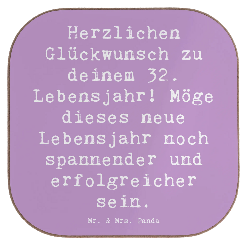 Square coaster Saying Herzlichen Glückwunsch zu deinem 32. Lebensjahr! Möge dieses neue Lebensjahr noch spannender und erfolgreicher sein. Untersetzer, Bierdeckel, Untersetzer Gläser, Untersetzer für Gläser, Untersetzer aus Holz, Korkuntersetzer, Glasuntersetzer, Getränkeuntersetzer, Untersetzer Design, Holzuntersetzer, Untersetzer Holz, Tassen Untersetzer, Geburtstag, Geburtstagsgeschenk, Geschenk