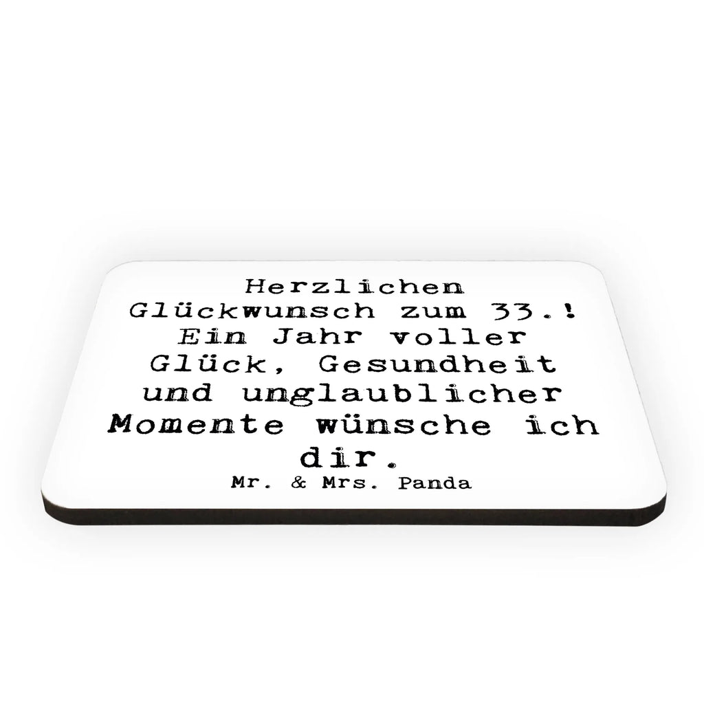 Magnet Spruch 33. Geburtstag Wünsche Souvenir Magnet, Motivmagnete, Dekomagnet, Kühlschrankmagnet, Kühlschrank Dekoration, Pinnwandmagnet, Whiteboard Magnet, Notiz Magnet, Geburtstag, Geburtstagsgeschenk, Geschenk