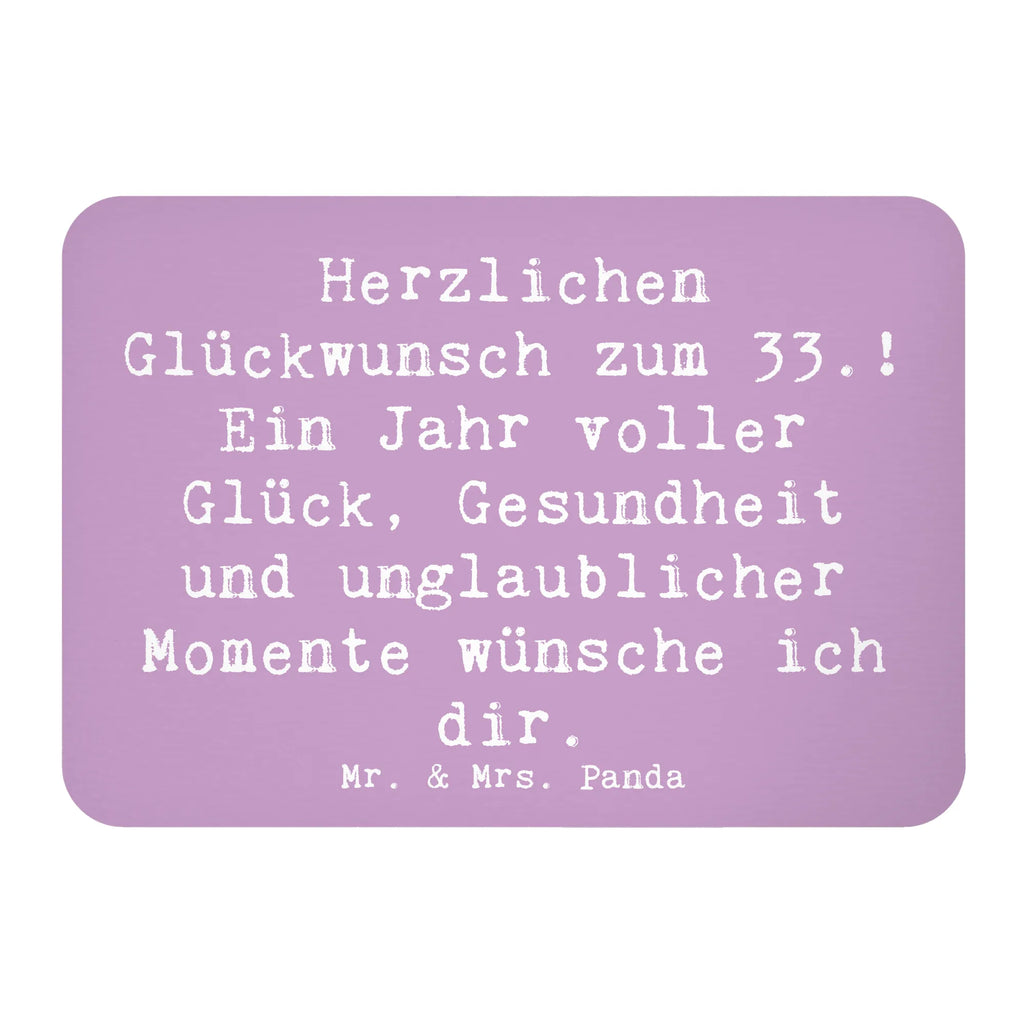 Magnet Spruch 33. Geburtstag Wünsche Souvenir Magnet, Motivmagnete, Dekomagnet, Kühlschrankmagnet, Kühlschrank Dekoration, Pinnwandmagnet, Whiteboard Magnet, Notiz Magnet, Geburtstag, Geburtstagsgeschenk, Geschenk