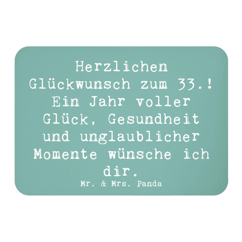 Magnet Spruch 33. Geburtstag Wünsche Souvenir Magnet, Motivmagnete, Dekomagnet, Kühlschrankmagnet, Kühlschrank Dekoration, Pinnwandmagnet, Whiteboard Magnet, Notiz Magnet, Geburtstag, Geburtstagsgeschenk, Geschenk