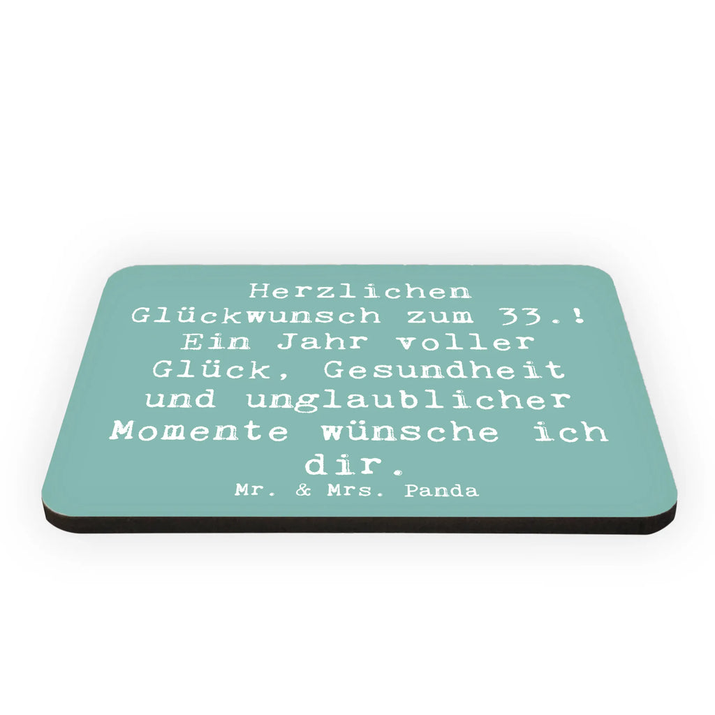 Magnet Spruch 33. Geburtstag Wünsche Souvenir Magnet, Motivmagnete, Dekomagnet, Kühlschrankmagnet, Kühlschrank Dekoration, Pinnwandmagnet, Whiteboard Magnet, Notiz Magnet, Geburtstag, Geburtstagsgeschenk, Geschenk