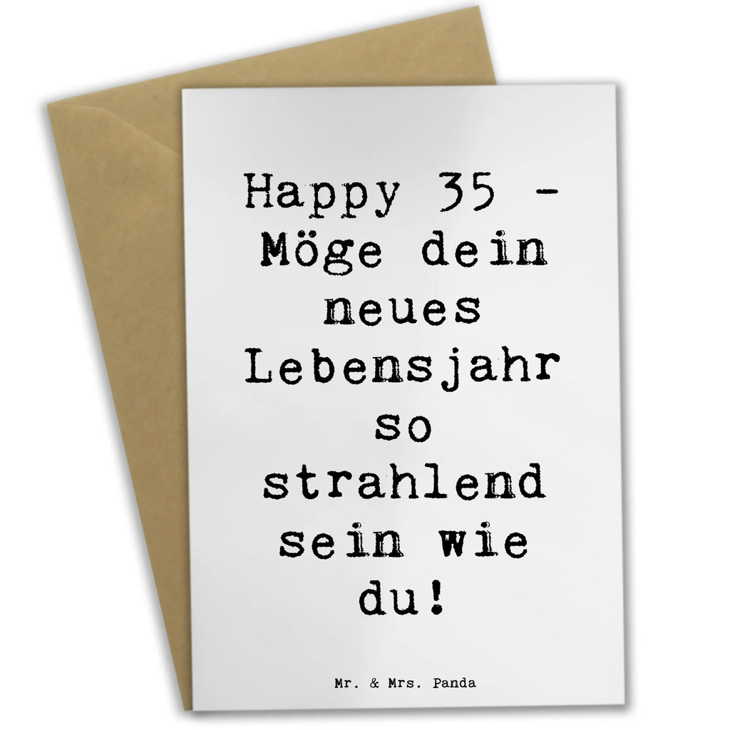 Grußkarte Spruch 35. Geburtstag Glückwünsche Glückwunschkarte, Karte, Ansichtskarten, Klappkarte, Geburtstagskarte, Grußkarte, Hochzeitskarte, Einladungskarte, Geburtstag, Geburtstagsgeschenk, Geschenk