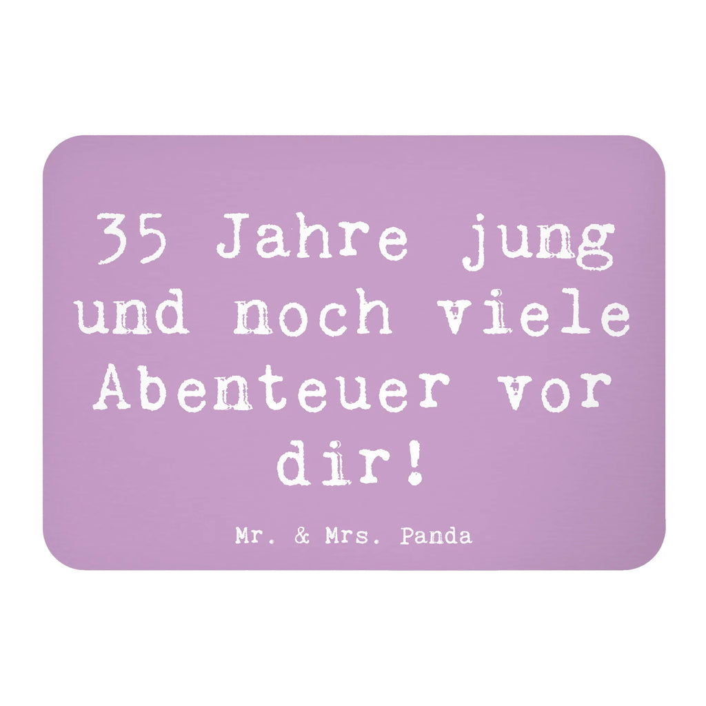 Magnet Spruch 35. Geburtstag Abenteuer Notiz Magnet, Whiteboard Magnet, Motivmagnete, Pinnwandmagnet, Dekomagnet, Kühlschrank Dekoration, Souvenir Magnet, Kühlschrankmagnet, Geburtstag, Geburtstagsgeschenk, Geschenk