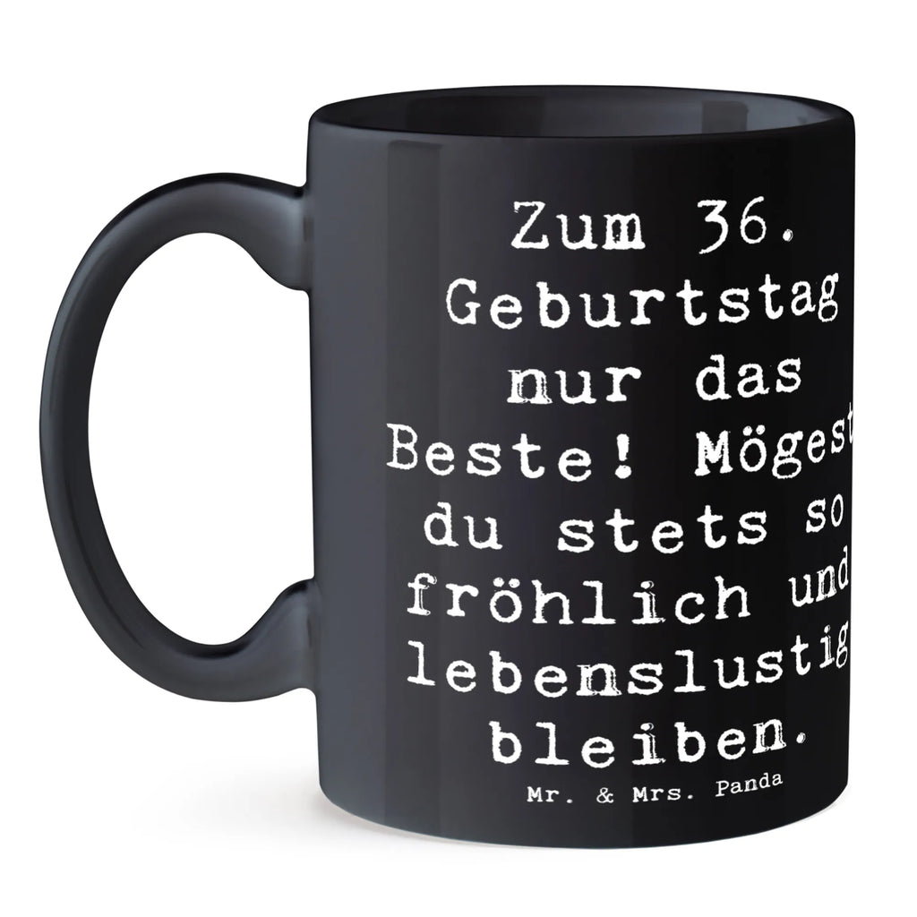 Tasse Spruch 36. Geburtstag Porzellantasse, Tasse mit Motiven, Teetasse, Bürotasse, Kaffeetasse, Tasse, Geschenktasse, Tasse mit Zitaten, Keramiktasse, Geburtstag, Geburtstagsgeschenk, Geschenk