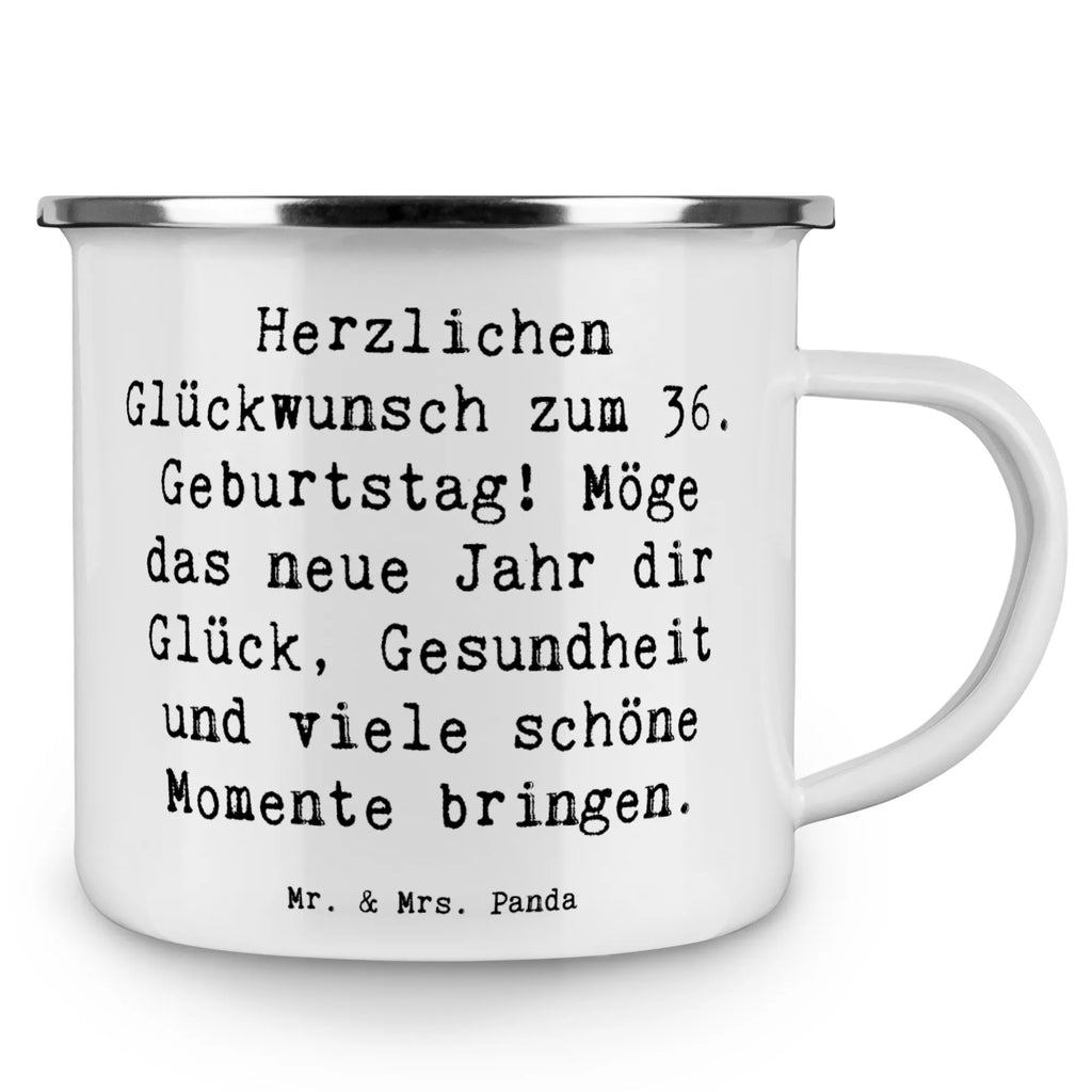Camping Emaille Tasse Spruch 36. Geburtstag Glückwünsche Teetasse, Tasse, becher emaille, metallbecher, wanderbecher, Trinkbecher, Campingtasse, Campingbecher, Kaffeetasse, Reisebecher, reisetasse, Pott, Emaille Becher, Becher, Kaffeebecher, blechbecher, Teebecher, Emaille Tasse, Tasse Emaille, wandertasse, Blechtasse, emaillebecher, Metalltasse, Emailletasse, Geschenk, Geburtstag, Geburtstagsgeschenk