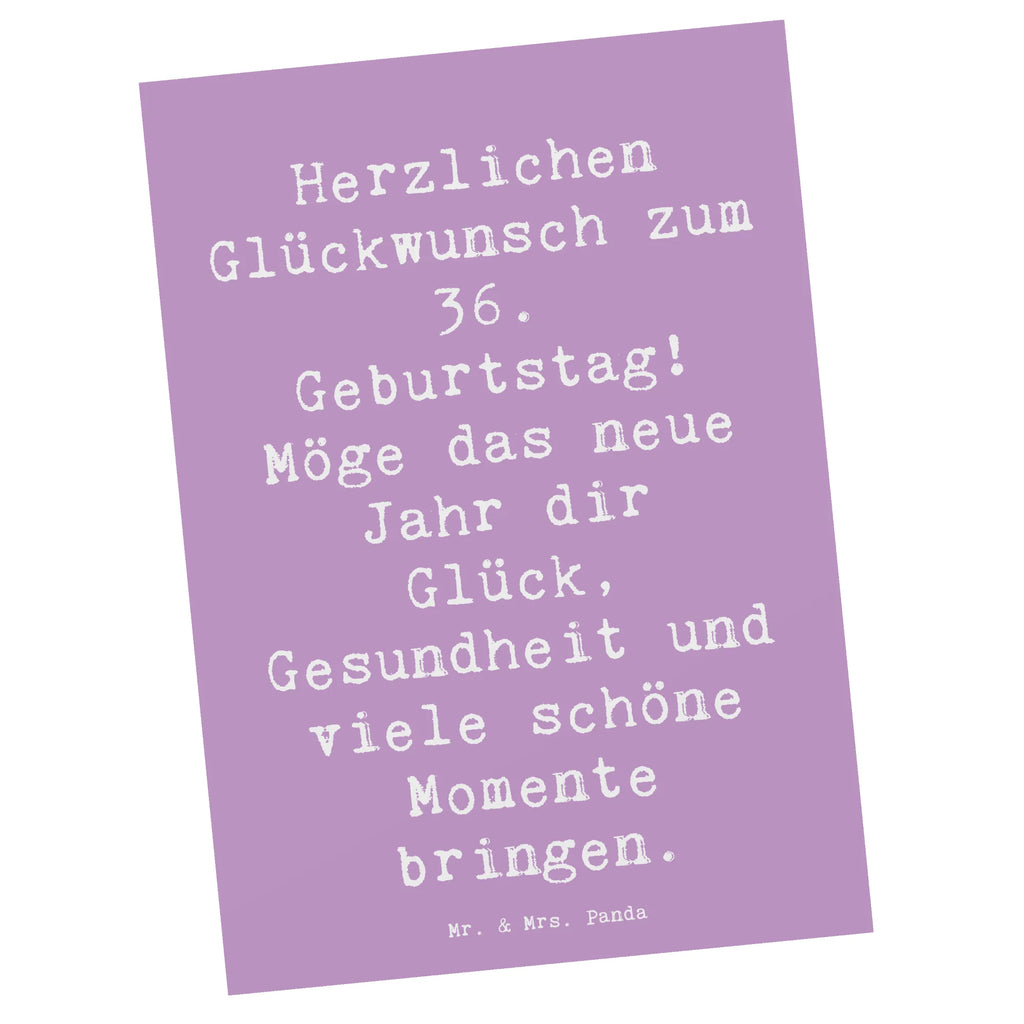Postcard Saying Herzlichen Glückwunsch zum 36. Geburtstag! Möge das neue Jahr dir Glück, Gesundheit und viele schöne Momente bringen. Einladungskarten Geburtstag, Karte, Einladungskarte, Ansichtskarten, Geschenkkarte, Grußkarte, Ansichtskarte, Einladung, Postkarte, Einladung Geburtstag, Geburtstagskarte, Dankeskarte, Geburtstag, Geburtstagsgeschenk, Geschenk
