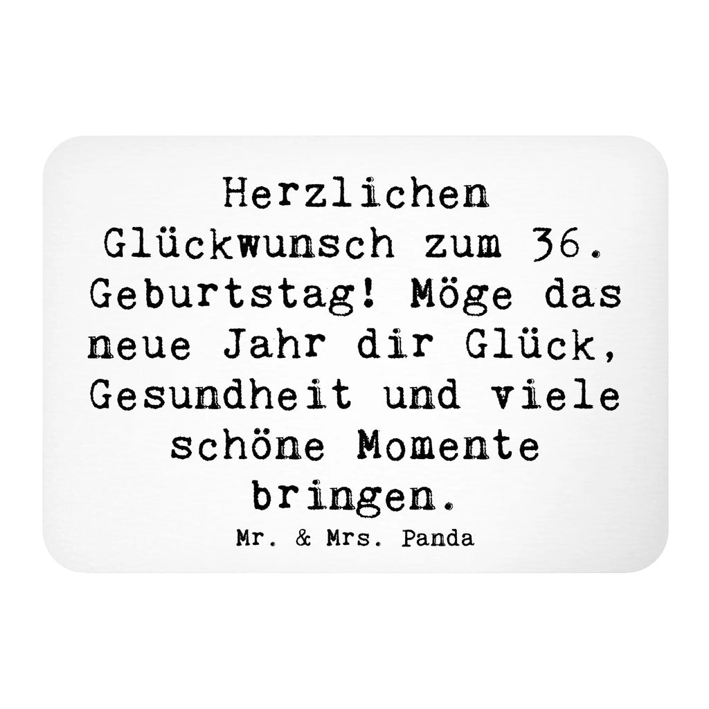 Magnet Spruch 36. Geburtstag Glückwünsche Pinnwandmagnet, Motivmagnete, Kühlschrankmagnet, Dekomagnet, Notiz Magnet, Whiteboard Magnet, Kühlschrank Dekoration, Souvenir Magnet, Geburtstag, Geburtstagsgeschenk, Geschenk