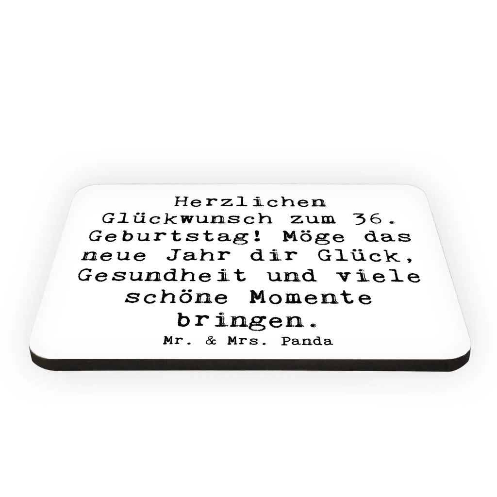 Magnet Spruch 36. Geburtstag Glückwünsche Pinnwandmagnet, Motivmagnete, Kühlschrankmagnet, Dekomagnet, Notiz Magnet, Whiteboard Magnet, Kühlschrank Dekoration, Souvenir Magnet, Geburtstag, Geburtstagsgeschenk, Geschenk