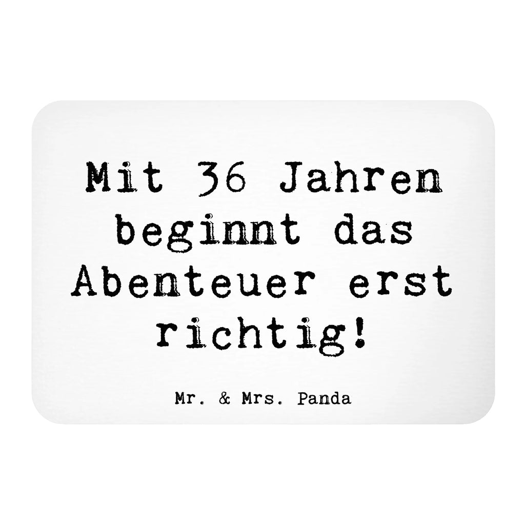 Magnet Spruch 36. Geburtstag Abenteuer Souvenir Magnet, Pinnwandmagnet, Kühlschrank Dekoration, Kühlschrankmagnet, Whiteboard Magnet, Motivmagnete, Dekomagnet, Notiz Magnet, Geburtstag, Geburtstagsgeschenk, Geschenk