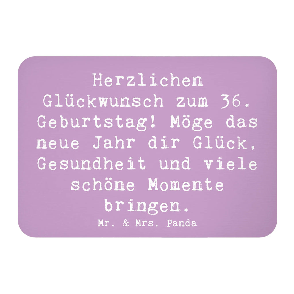 Magnet Spruch 36. Geburtstag Glückwünsche Pinnwandmagnet, Motivmagnete, Kühlschrankmagnet, Dekomagnet, Notiz Magnet, Whiteboard Magnet, Kühlschrank Dekoration, Souvenir Magnet, Geburtstag, Geburtstagsgeschenk, Geschenk