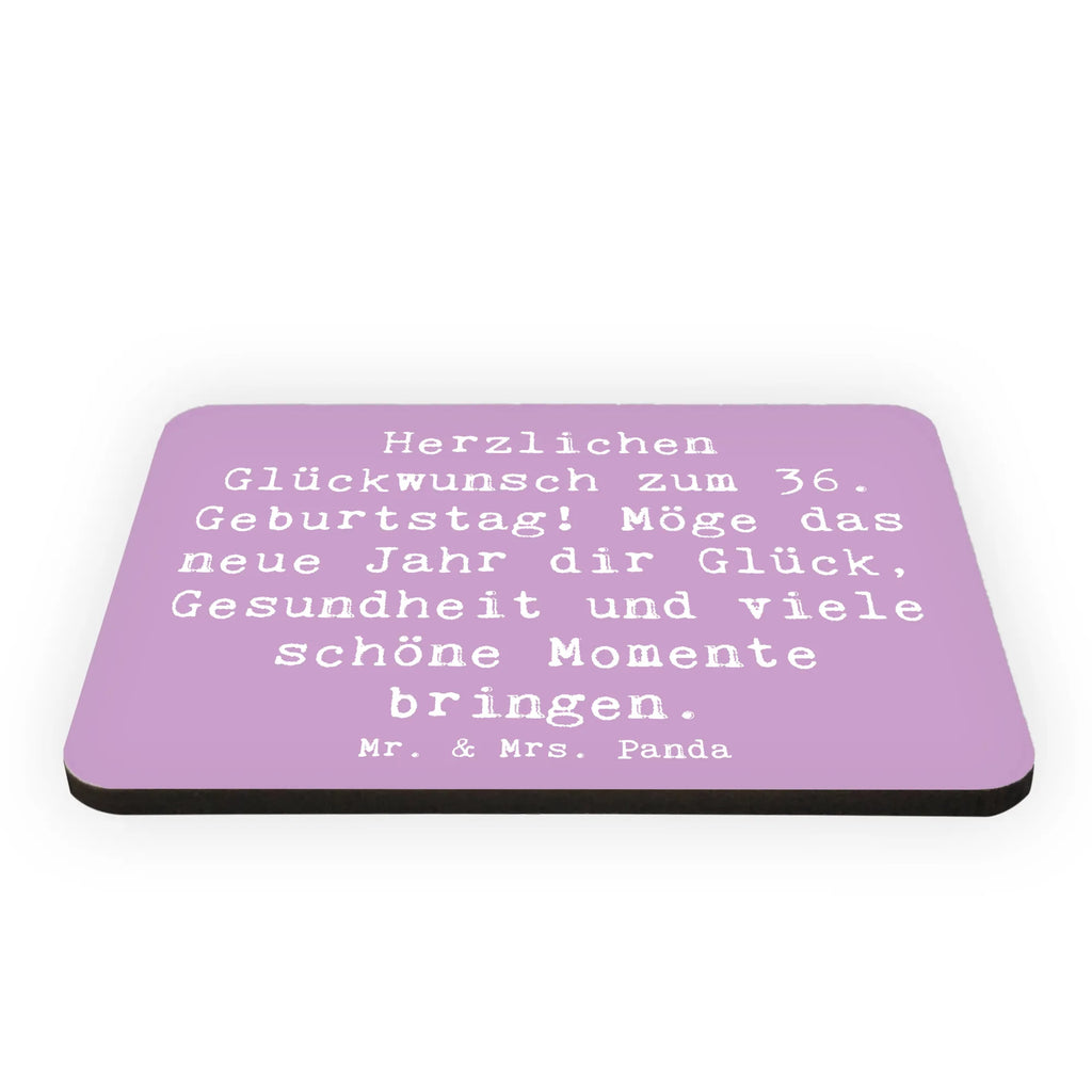 Magnet Spruch 36. Geburtstag Glückwünsche Pinnwandmagnet, Motivmagnete, Kühlschrankmagnet, Dekomagnet, Notiz Magnet, Whiteboard Magnet, Kühlschrank Dekoration, Souvenir Magnet, Geburtstag, Geburtstagsgeschenk, Geschenk