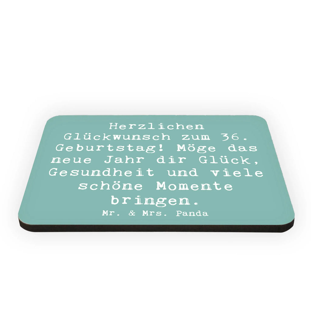 Magnet Spruch 36. Geburtstag Glückwünsche Pinnwandmagnet, Motivmagnete, Kühlschrankmagnet, Dekomagnet, Notiz Magnet, Whiteboard Magnet, Kühlschrank Dekoration, Souvenir Magnet, Geburtstag, Geburtstagsgeschenk, Geschenk
