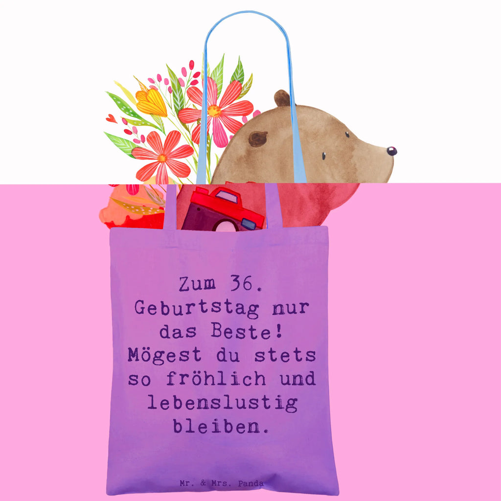 Tragetasche Spruch 36. Geburtstag Beuteltasche, Beutel, Einkaufstasche, Jutebeutel, Stoffbeutel, Tasche, Shopper, Umhängetasche, Strandtasche, Schultertasche, Stofftasche, Tragetasche, Badetasche, Jutetasche, Einkaufstüte, Laptoptasche, Geburtstag, Geburtstagsgeschenk, Geschenk