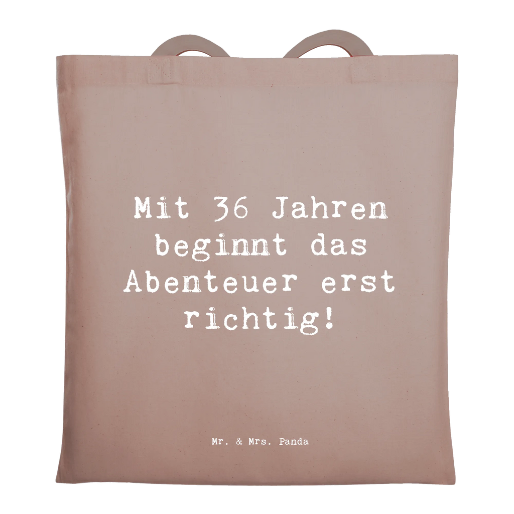 Tragetasche Spruch 36. Geburtstag Abenteuer Beuteltasche, Beutel, Einkaufstasche, Jutebeutel, Stoffbeutel, Tasche, Shopper, Umhängetasche, Strandtasche, Schultertasche, Stofftasche, Tragetasche, Badetasche, Jutetasche, Einkaufstüte, Laptoptasche, Geburtstag, Geburtstagsgeschenk, Geschenk