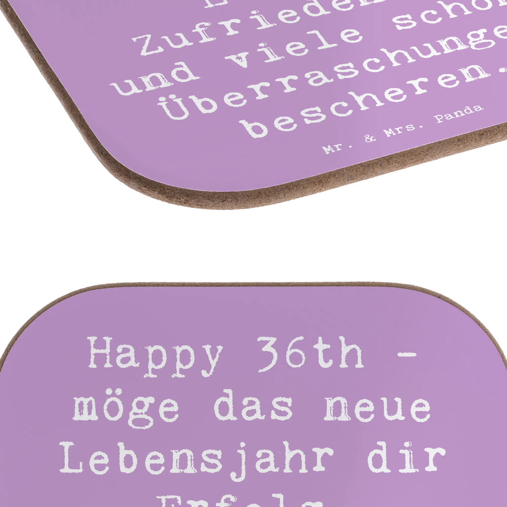 Square coaster Saying Happy 36th - möge das neue Lebensjahr dir Erfolg, Zufriedenheit und viele schöne Überraschungen bescheren. Tassen Untersetzer, Untersetzer für Gläser, Glasuntersetzer, Getränkeuntersetzer, Untersetzer, Untersetzer aus Holz, Untersetzer Gläser, Untersetzer Design, Korkuntersetzer, Bierdeckel, Holzuntersetzer, Untersetzer Holz, Geburtstag, Geburtstagsgeschenk, Geschenk