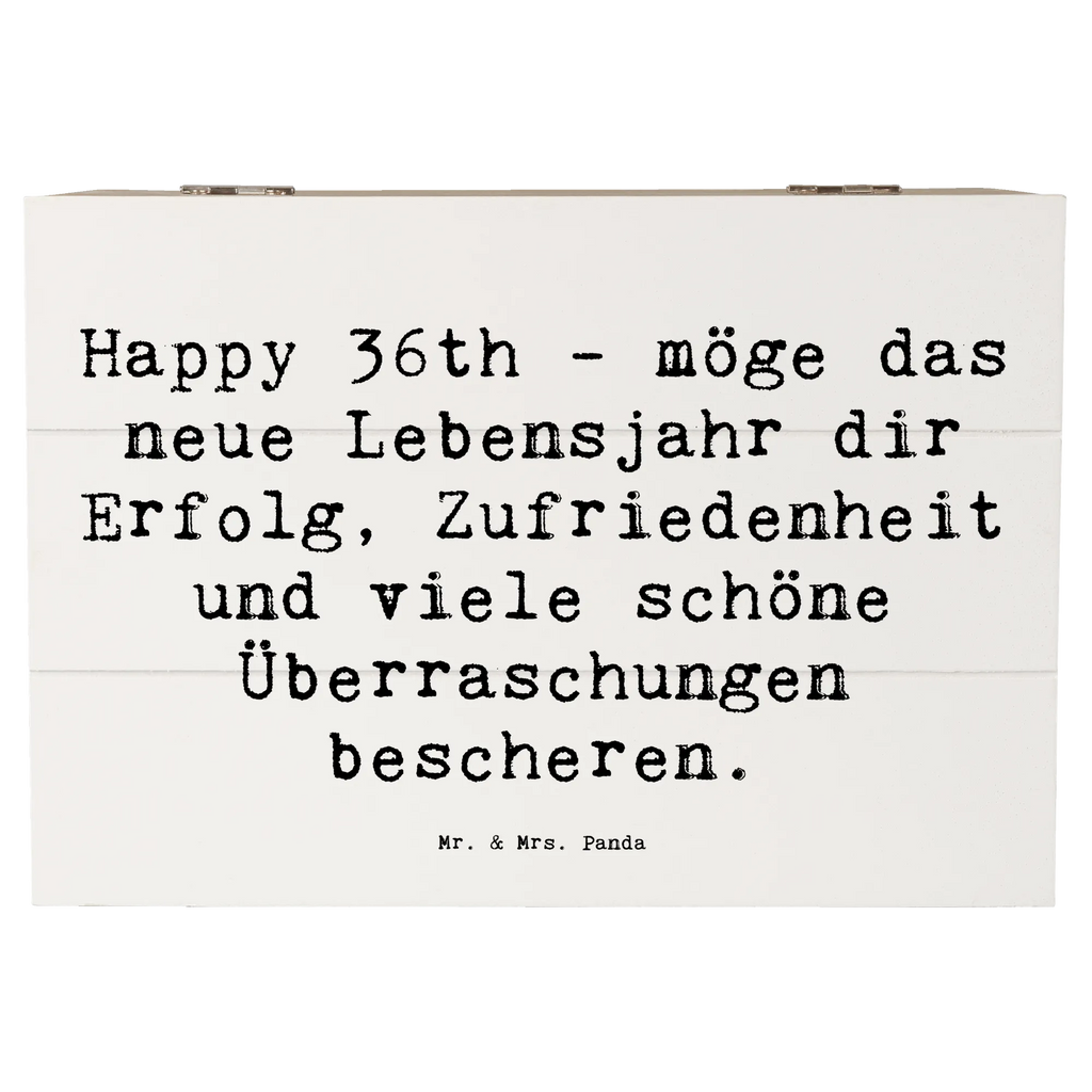 Holzkiste Spruch 36. Geburtstag Segen Dekokiste, Erinnerungsbox, Aufbewahrungsbox, Schatulle, Geschenkbox, Truhe, XXL, Geschenkdose, Holzkiste, Kiste, Erinnerungskiste, Schatzkiste, Geburtstag, Geburtstagsgeschenk, Geschenk