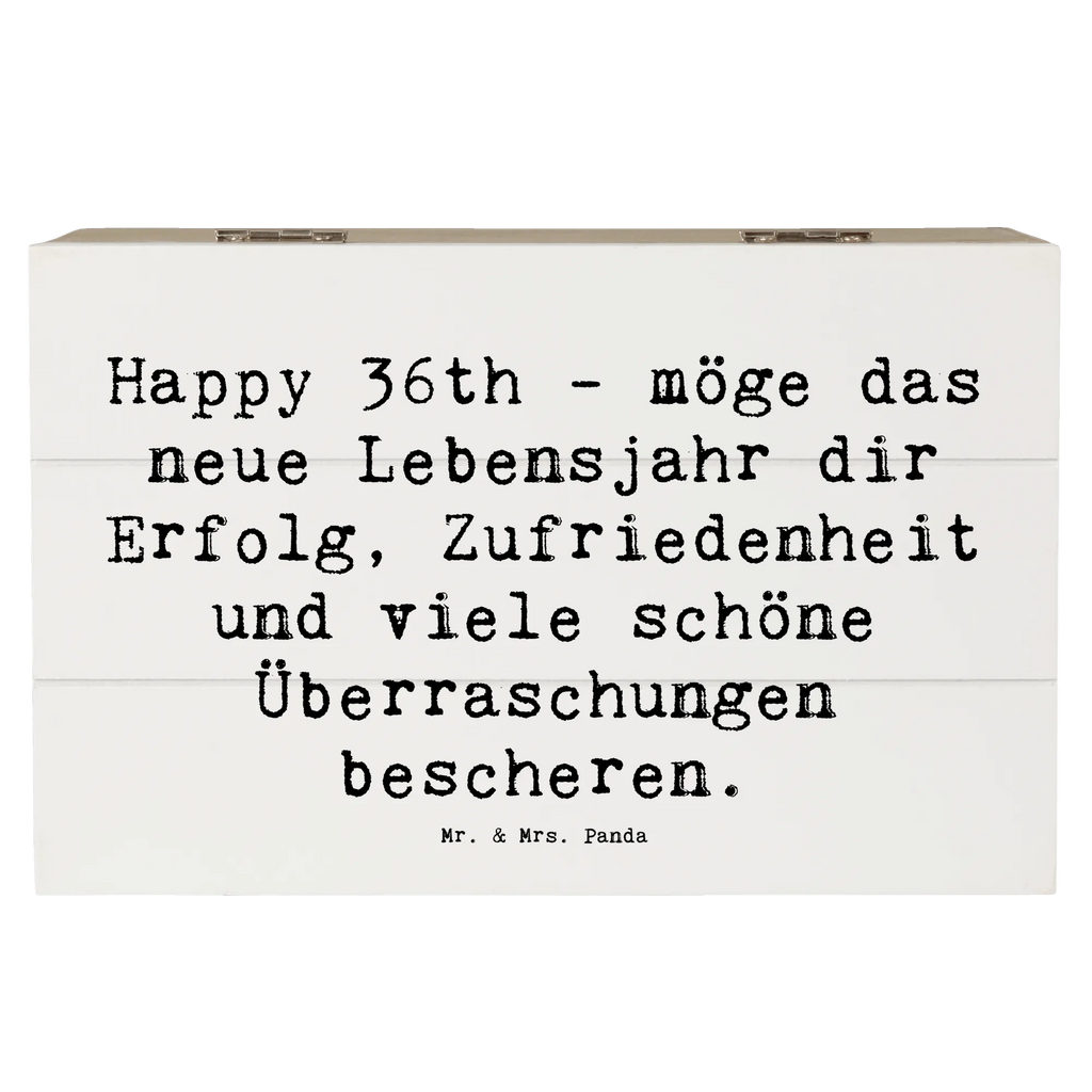 Holzkiste Spruch 36. Geburtstag Segen Dekokiste, Erinnerungsbox, Aufbewahrungsbox, Schatulle, Geschenkbox, Truhe, XXL, Geschenkdose, Holzkiste, Kiste, Erinnerungskiste, Schatzkiste, Geburtstag, Geburtstagsgeschenk, Geschenk