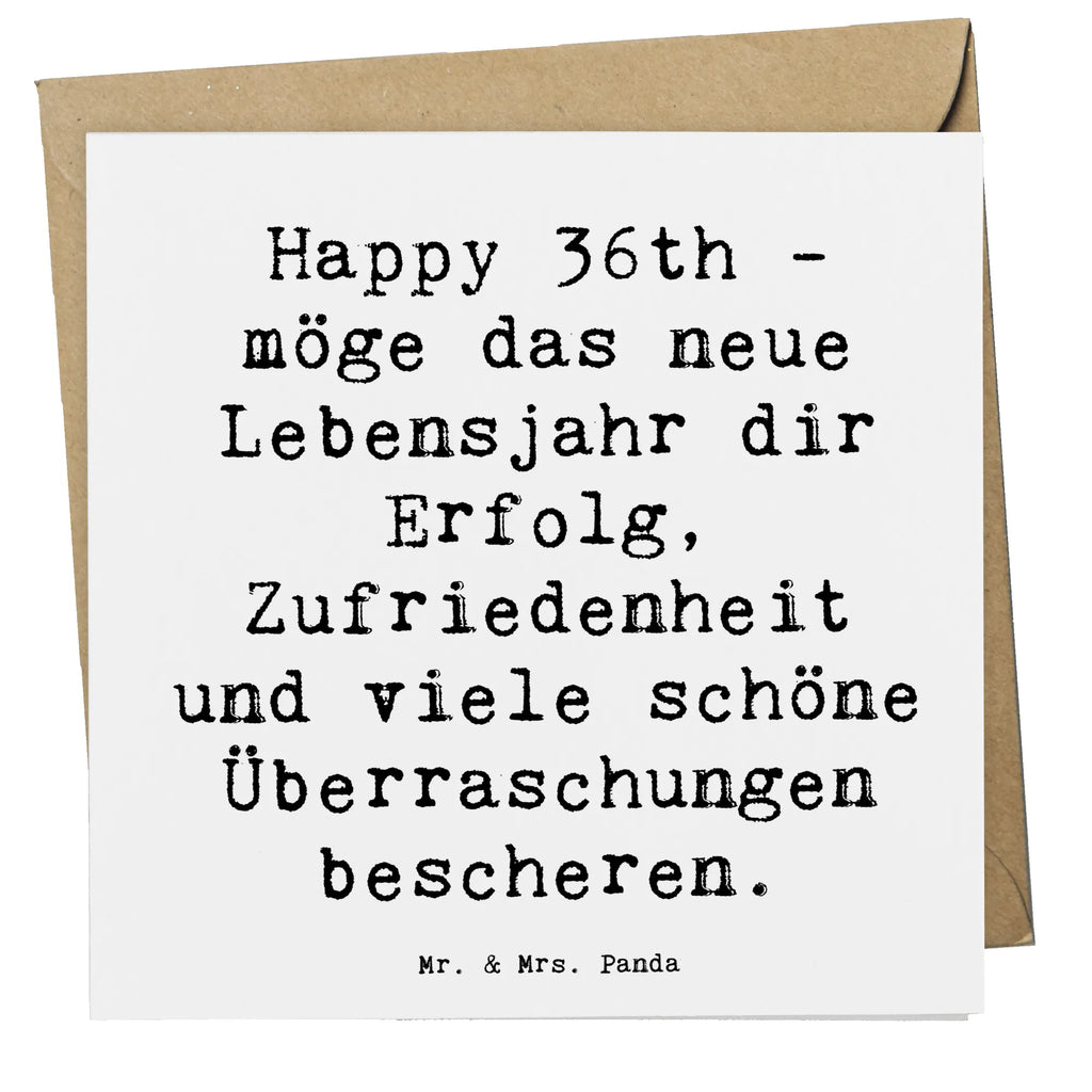 Deluxe Karte Spruch 36. Geburtstag Segen Geburtstagskarte, Grußkarte, Einladungskarte, Hochzeitskarte, Klappkarte, Karte, Hochwertige Klappkarte, Hochwertige Grußkarte, Glückwunschkarte, Geburtstag, Geburtstagsgeschenk, Geschenk