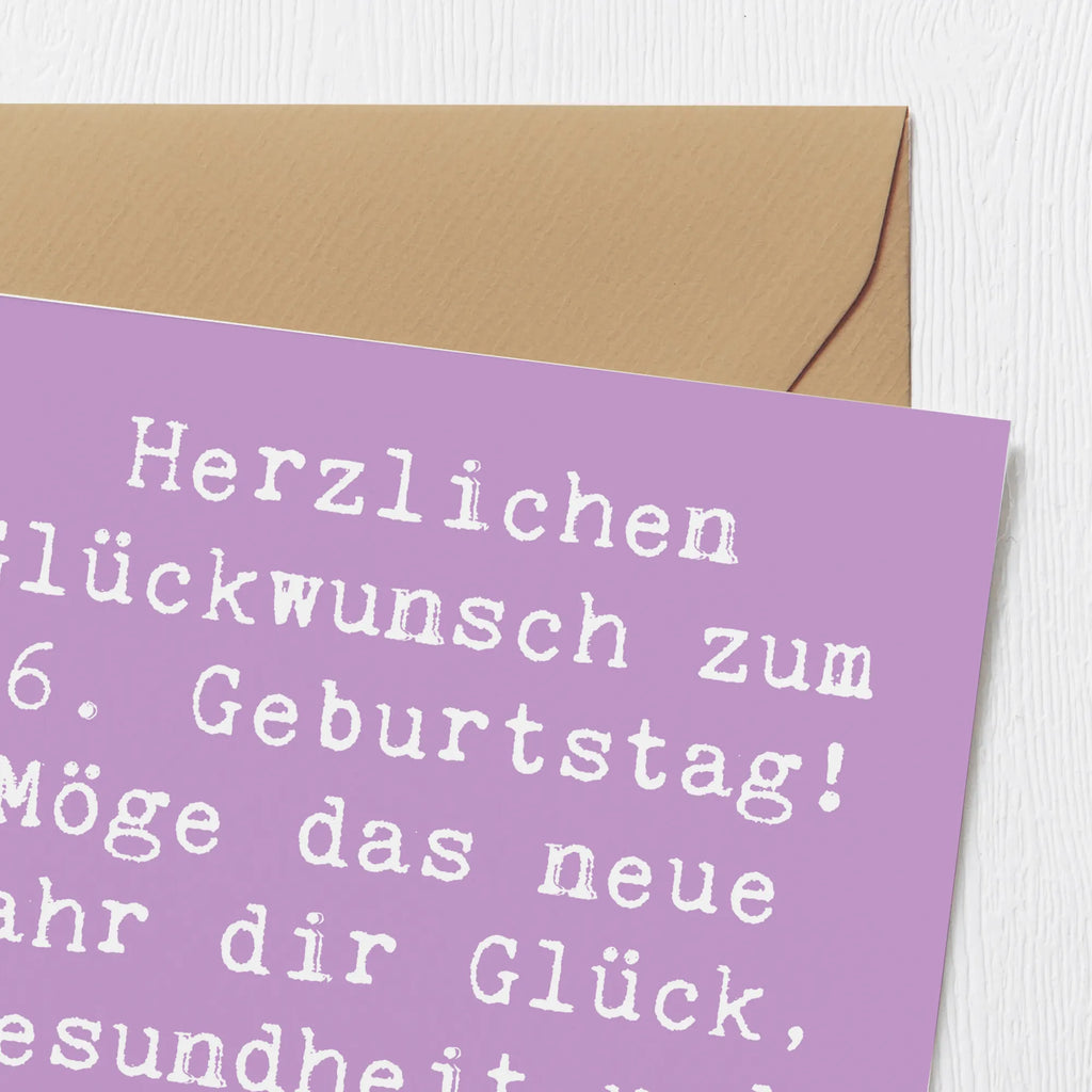 Deluxe Karte Spruch 36. Geburtstag Glückwünsche Karte, Geburtstagskarte, Glückwunschkarte, Grußkarte, Einladungskarte, Hochzeitskarte, Hochwertige Grußkarte, Klappkarte, Hochwertige Klappkarte, Geburtstag, Geburtstagsgeschenk, Geschenk