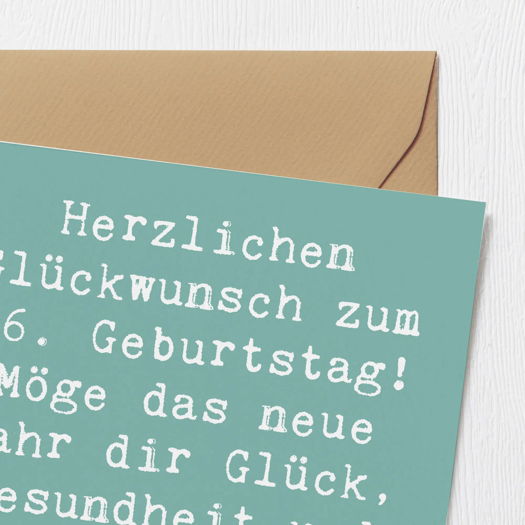 Deluxe Karte Spruch 36. Geburtstag Glückwünsche Karte, Geburtstagskarte, Glückwunschkarte, Grußkarte, Einladungskarte, Hochzeitskarte, Hochwertige Grußkarte, Klappkarte, Hochwertige Klappkarte, Geburtstag, Geburtstagsgeschenk, Geschenk