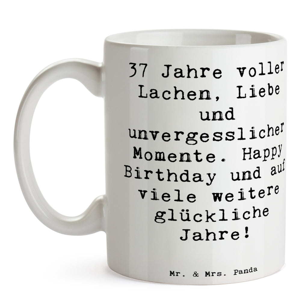 Tasse Spruch 37. Geburtstag Teetasse, Tasse, Keramiktasse, Porzellantasse, Kaffeetasse, Geschenktasse, Tasse mit Motiven, Bürotasse, Tasse mit Zitaten, Geburtstag, Geburtstagsgeschenk, Geschenk