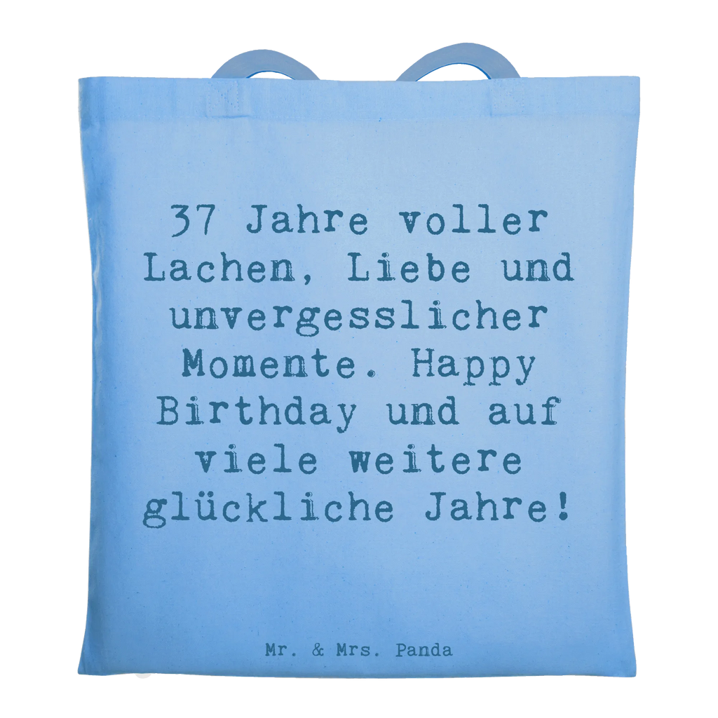 Tragetasche Spruch 37. Geburtstag Beuteltasche, Beutel, Einkaufstasche, Jutebeutel, Stoffbeutel, Tasche, Shopper, Umhängetasche, Strandtasche, Schultertasche, Stofftasche, Tragetasche, Badetasche, Jutetasche, Einkaufstüte, Laptoptasche, Geburtstag, Geburtstagsgeschenk, Geschenk