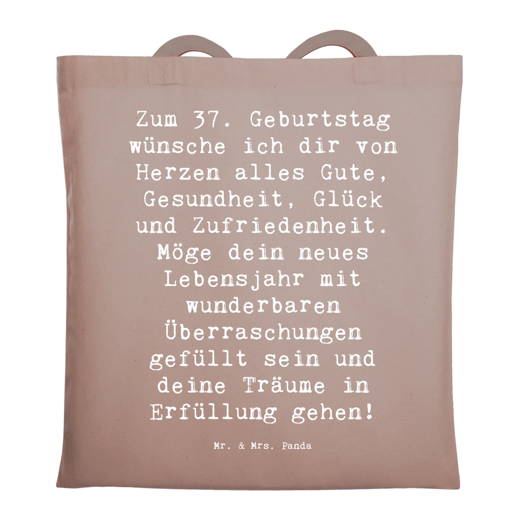 Tragetasche Spruch 37. Geburtstag Grüße Beuteltasche, Beutel, Einkaufstasche, Jutebeutel, Stoffbeutel, Tasche, Shopper, Umhängetasche, Strandtasche, Schultertasche, Stofftasche, Tragetasche, Badetasche, Jutetasche, Einkaufstüte, Laptoptasche, Geburtstag, Geburtstagsgeschenk, Geschenk